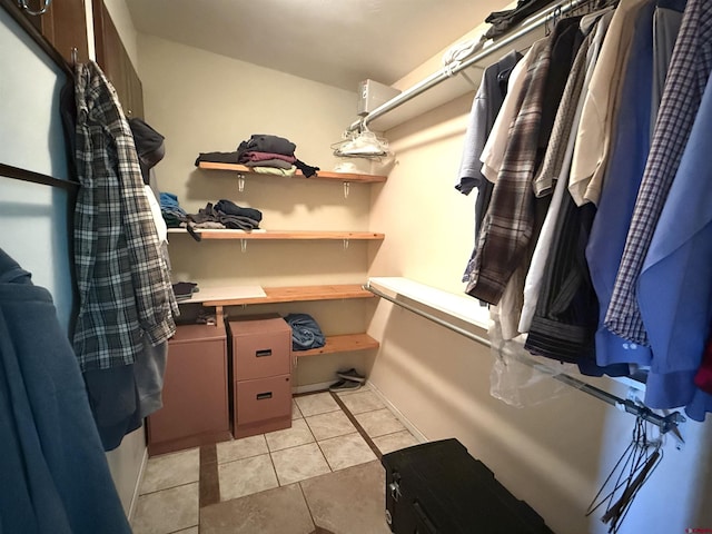 8041/2 S Broadway, Cortez, CO 81321 - walk in closet featuring light tile patterned floors