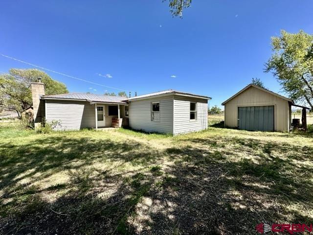 2688 County Road 220, Durango, CO 81303 - back of property with an outbuilding
