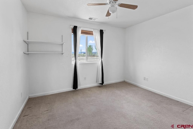 19496 E Rd, Delta, CO 81416 - carpeted empty room featuring ceiling fan and baseboards