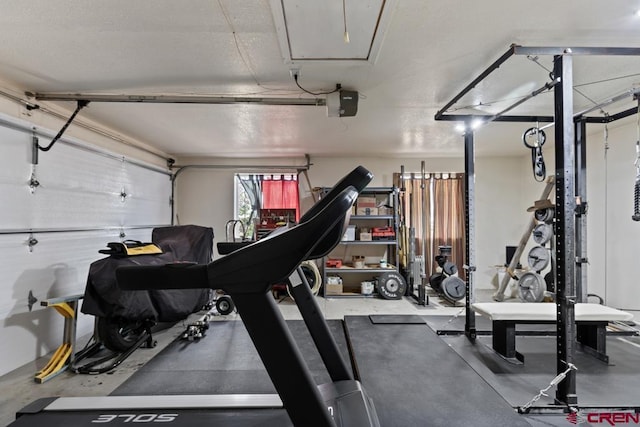 19496 E Rd, Delta, CO 81416 - exercise area with a garage