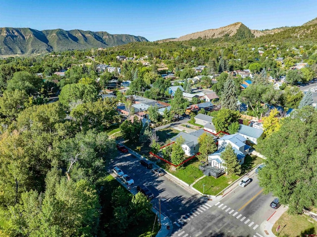 2375 W 2nd Ave, Durango, CO 81301 - aerial perspective of suburban area featuring a mountain backdrop