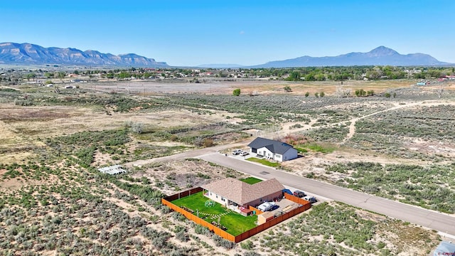 1546 Golf Course Ln, Cortez, CO 81321 - aerial view of sparsely populated area featuring a mountainous background
