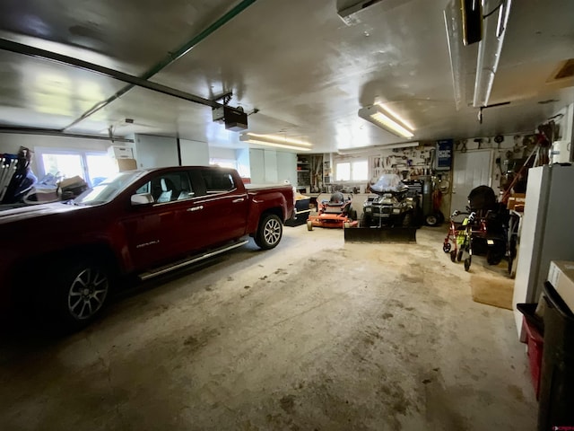 622 Rio Vista Rd, Gunnison, CO 81230 - garage featuring a garage door opener