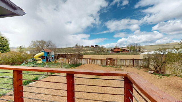 15 Tomichi Ln, Gunnison, CO 81230 - view of playground with a fenced backyard
