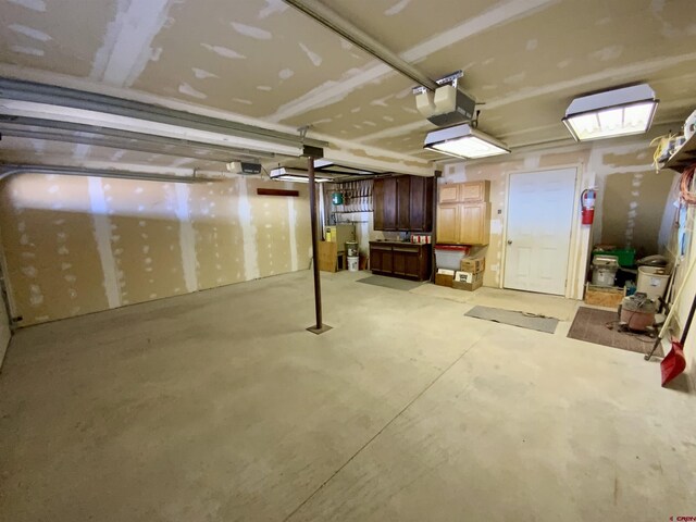 865 County Road 17, Gunnison, CO 81230 - garage featuring a garage door opener