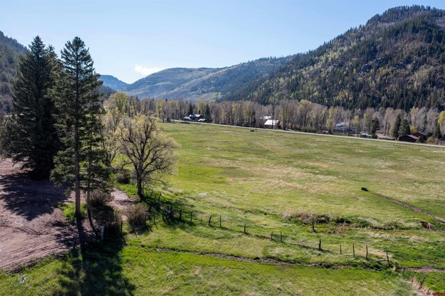 26217 Rd 38.5, Dolores, CO 81323 - view of mountain backdrop featuring rural landscape and a heavily wooded area