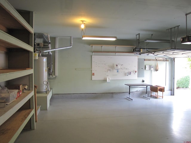 1770 Stellar Pl, Montrose, CO 81401 - below grade area with water heater, a garage, and electric panel