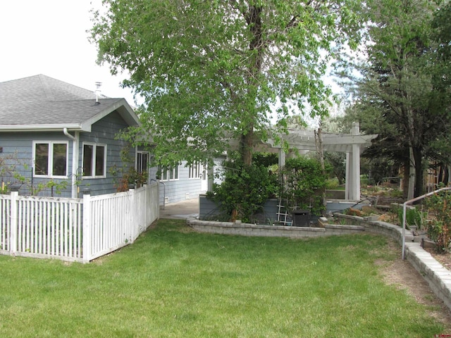 1770 Stellar Pl, Montrose, CO 81401 - view of yard with a pergola