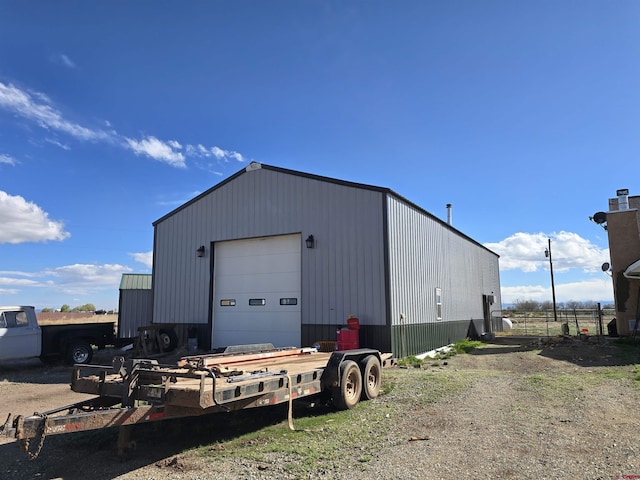 4189 Crowther Ln, Alamosa, CO 81101 - view of outbuilding featuring driveway