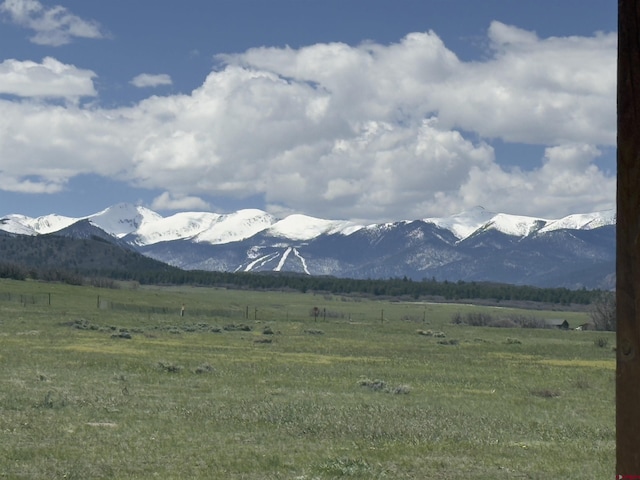 741 Big Wall Ln, La Veta, CO 81055 - mountain view with rural landscape and agricultural land
