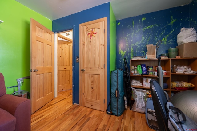 3515 Bennett St, Durango, CO 81301 - home office with wood finished floors
