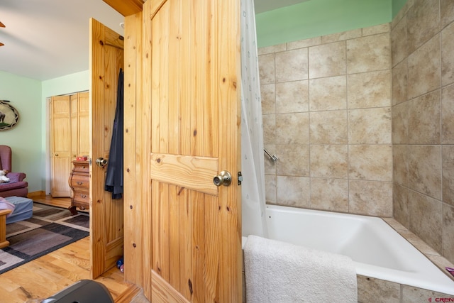 3515 Bennett St, Durango, CO 81301 - full bathroom featuring wood finished floors