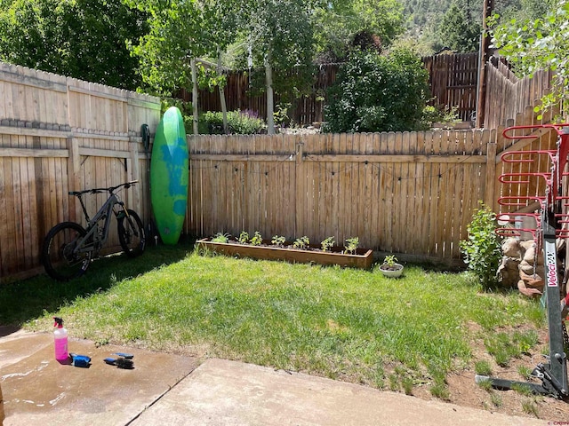 3515 Bennett St, Durango, CO 81301 - view of yard with a vegetable garden