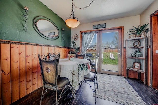 399 E Schroder Dr, Bayfield, CO 81122 - dining space featuring hardwood / wood-style floors