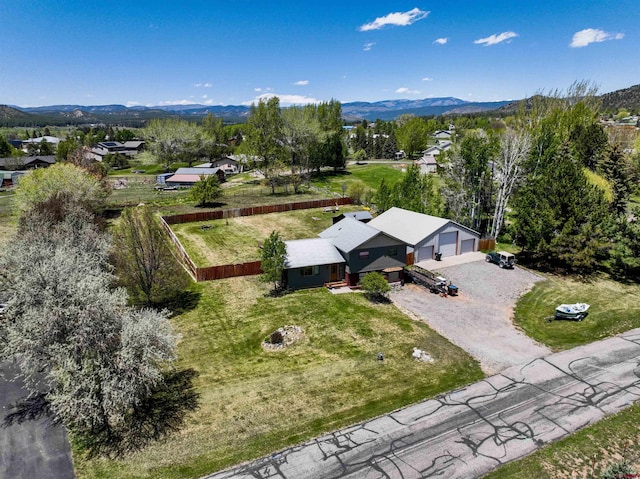 399 E Schroder Dr, Bayfield, CO 81122 - aerial view of residential area featuring mountains