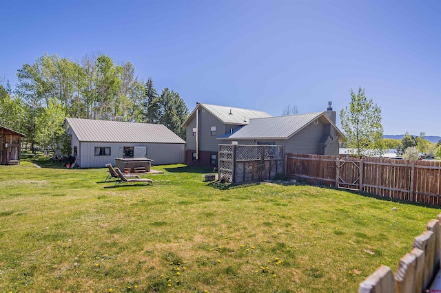 399 E Schroder Dr, Bayfield, CO 81122 - view of yard featuring an outdoor structure