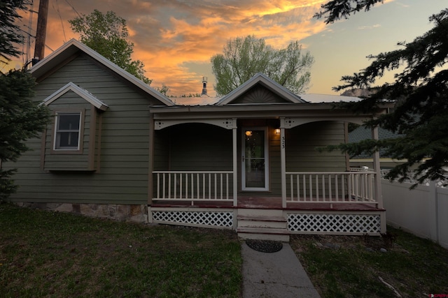 323 3rd Ave, Ouray, CO 81427 - view of front of house with a porch