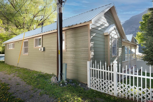 323 3rd Ave, Ouray, CO 81427 - view of side of property featuring metal roof and a mountain view