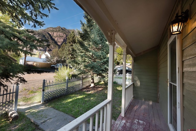 323 3rd Ave, Ouray, CO 81427 - porch with a mountain view