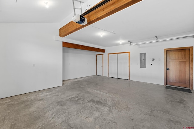 64 Buckhorn Way, Crested Butte, CO 81224 - garage with a garage door opener and electric panel