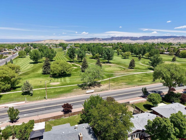 2020 Essex St, Montrose, CO 81401 - drone / aerial view of a local golf course and mountains