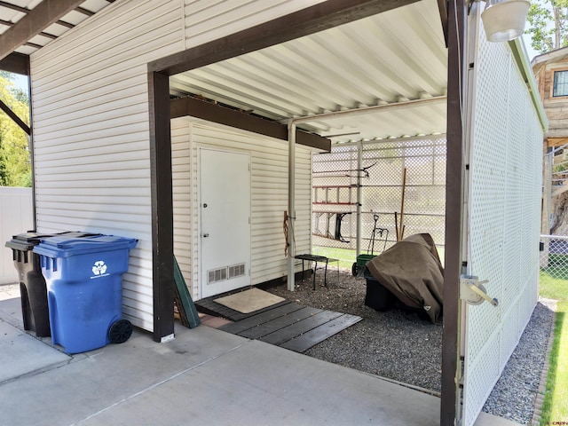 2020 Essex St, Montrose, CO 81401 - view of patio with an outbuilding