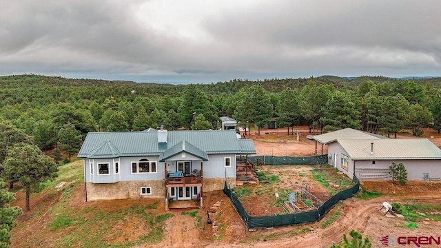 538 Rugby Mines Rd, Walsenburg, CO 81089 - view from above of property featuring a forest
