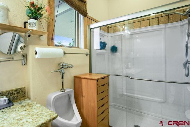 538 Rugby Mines Rd, Walsenburg, CO 81089 - full bath with a stall shower and vanity