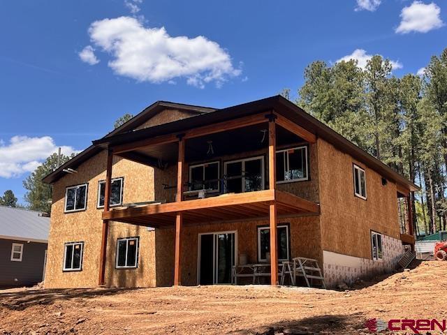 86 Spruce Way, Bayfield, CO 81122 - view of rear view of property