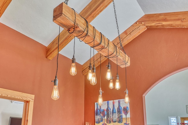 520B Whispering Wood Dr, Pagosa Springs, CO 81147 - detailed view of arched walkways and beam ceiling