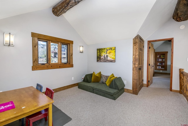 156 Zeligman St, Crested Butte, CO 81224 - living area with baseboards and carpet floors