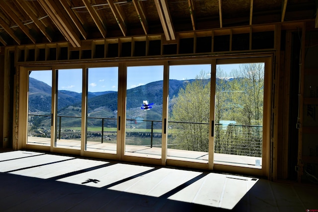 1620 Red Mountain Ranch Rd, Crested Butte, CO 81225 - doorway to outside with a mountain view