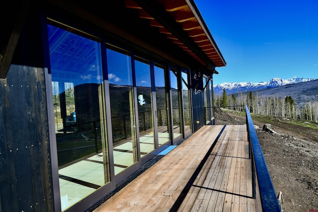 1620 Red Mountain Ranch Rd, Crested Butte, CO 81225 - balcony featuring a mountain view