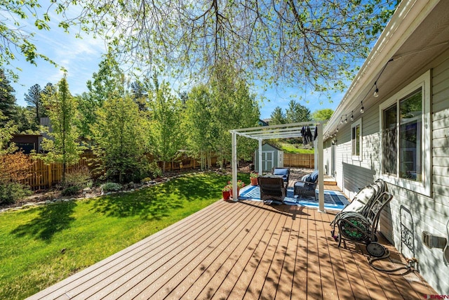 125 Ball Ln, Durango, CO 81301 - view of wooden terrace