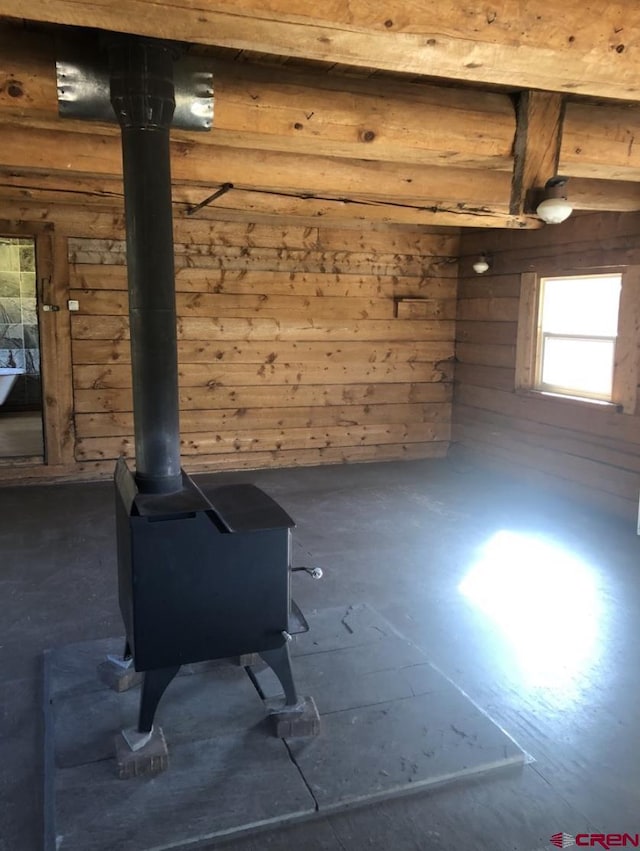 451 9th St, Crested Butte, CO 81224 - interior space featuring wooden walls