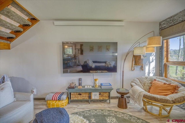 190 Luxury Pl Unit 3, Pagosa Springs, CO 81147 - living area with wood finished floors and baseboards