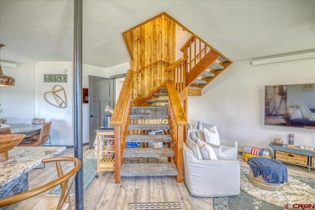 190 Luxury Pl Unit 3, Pagosa Springs, CO 81147 - stairway with wood finished floors
