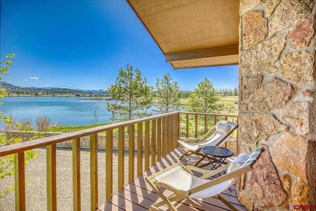 190 Luxury Pl Unit 3, Pagosa Springs, CO 81147 - balcony with a water view