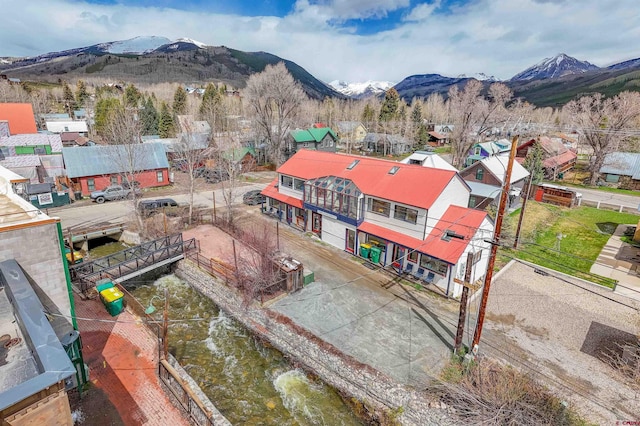 310 Second St, Crested Butte, CO 81224 - aerial view of a mountain backdrop