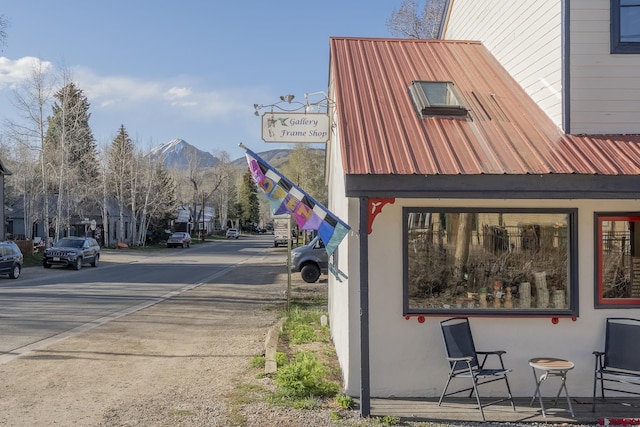 310 Second St, Crested Butte, CO 81224 - exterior view of a mountainous background and metal roof