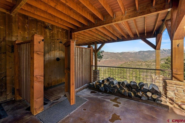 178 Valley View Rd, Ridgway, CO 81432 - view of patio / terrace featuring a mountain view