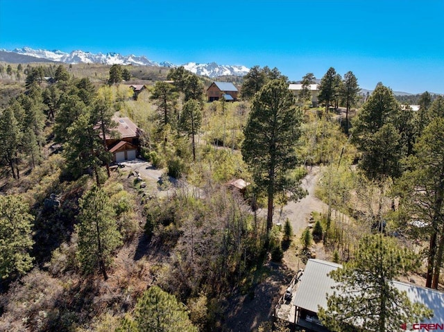 178 Valley View Rd, Ridgway, CO 81432 - aerial view of property and surrounding area with mountains
