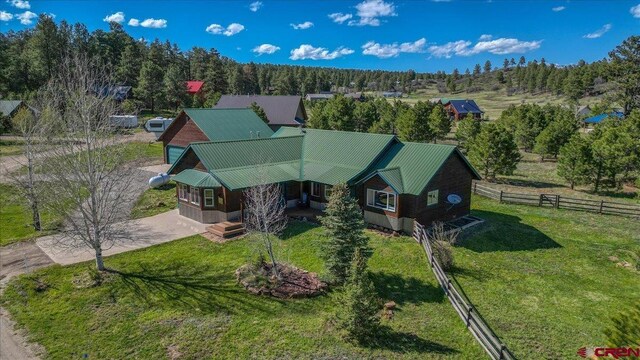 49 Sugarloaf Dr, Pagosa Springs, CO 81147 - aerial view of property and surrounding area