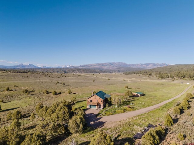 2439 County Road 359, Pagosa Springs, CO 81147 - overview of rural landscape with a mountainous background