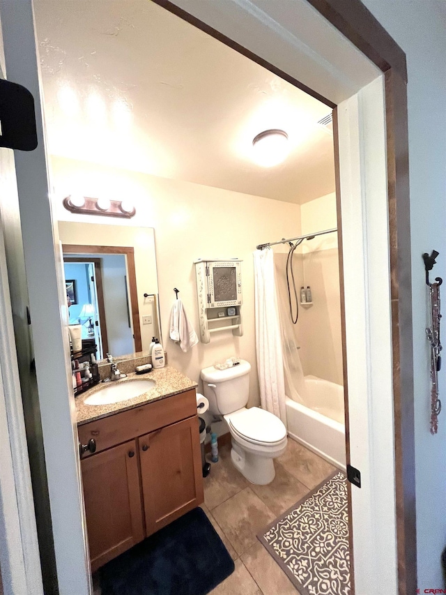 540 Redcliff Cir # E-104, Ridgway, CO 81432 - full bath with toilet, tile patterned flooring, vanity, and shower / tub combo