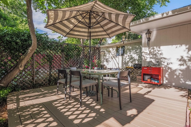 1615 Maple Ct, Grand Junction, CO 81505 - deck with outdoor dining area