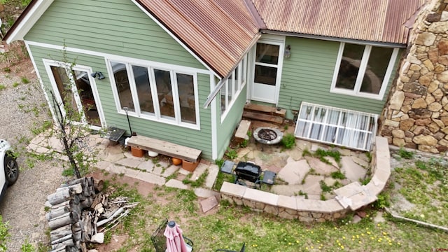 51 Blake St, Placerville, CO 81430 - rear view of property featuring entry steps