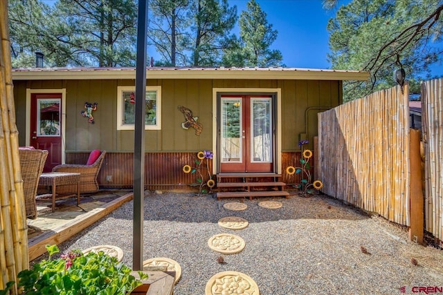 43 W Radiant Ct, Pagosa Springs, CO 81147 - entrance to property featuring metal roof