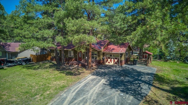 43 W Radiant Ct, Pagosa Springs, CO 81147 - view of front of house featuring driveway