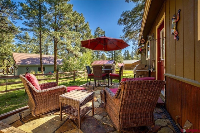 43 W Radiant Ct, Pagosa Springs, CO 81147 - view of patio featuring outdoor dining area
